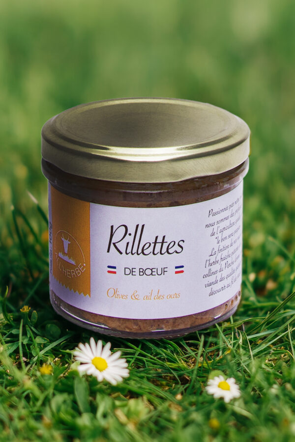 Rillettes de boeuf - Olive & ail des ours