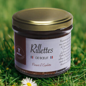 Rillettes de boeuf - Piment d'Espelette
